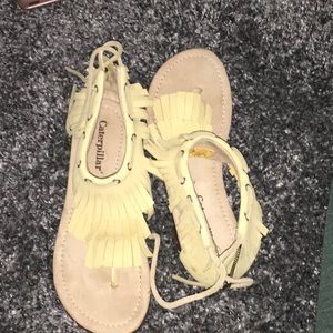 Yellow sandals